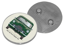 Ford Zephyr Six 1951-56 Round Fridge Magnet